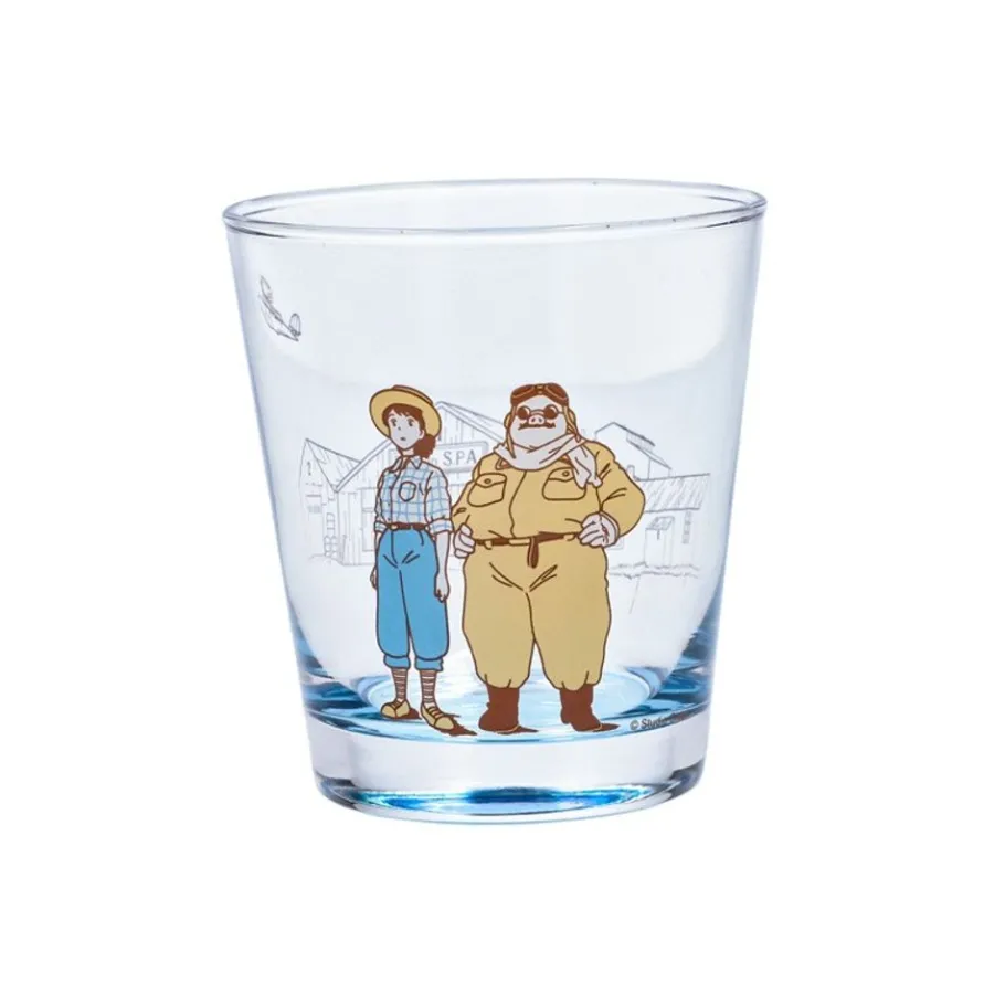 Maison Ghibli Decorated Glass Marco & Fio - Porco Rosso Sale