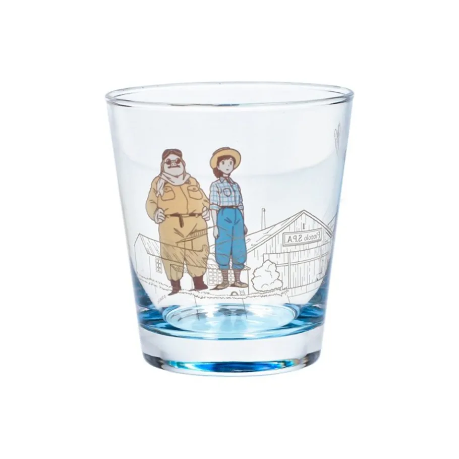 Maison Ghibli Decorated Glass Marco & Fio - Porco Rosso Sale