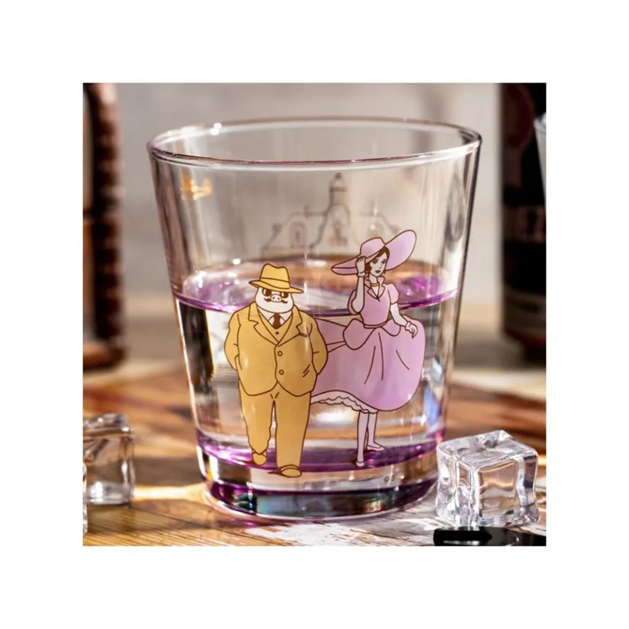 Maison Ghibli Decorated Glass Marco & Gina - Porco Rosso Sale
