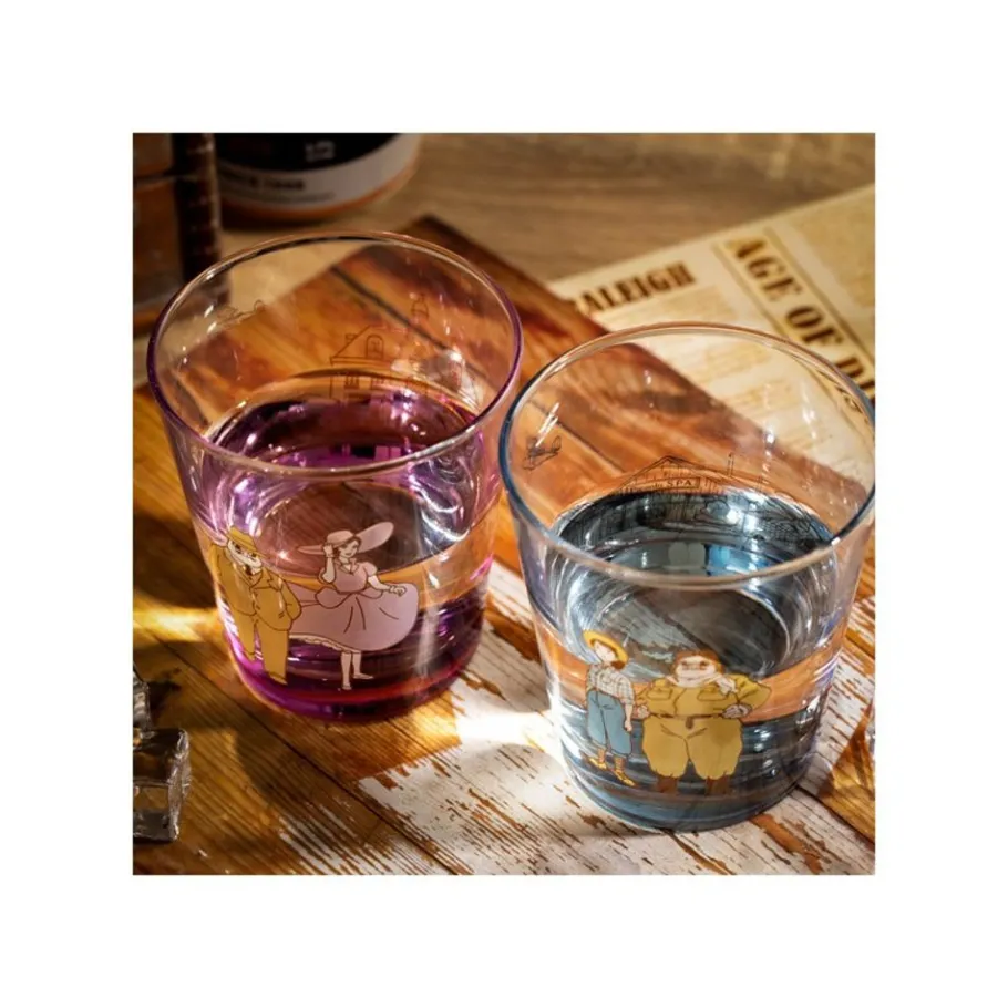 Maison Ghibli Decorated Glass Marco & Gina - Porco Rosso Sale