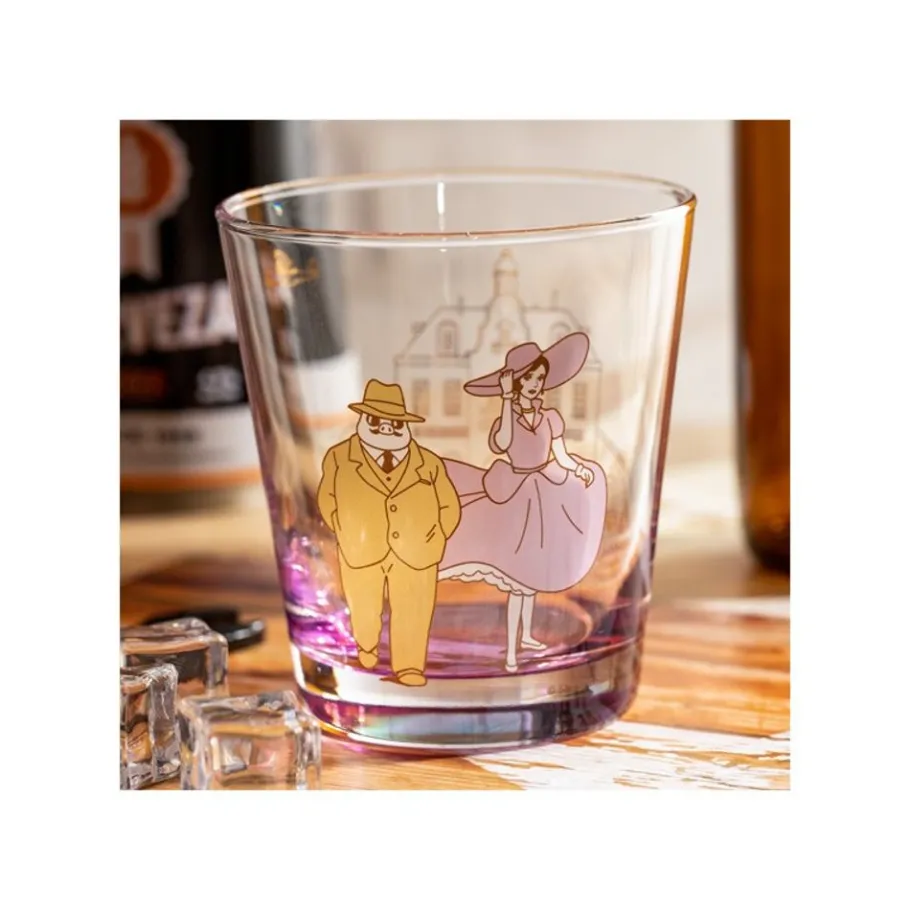 Maison Ghibli Decorated Glass Marco & Gina - Porco Rosso Sale