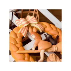 Maison Ghibli Decoration Kiki And Jiji Bread Wreath - Kiki'S Delivery Service