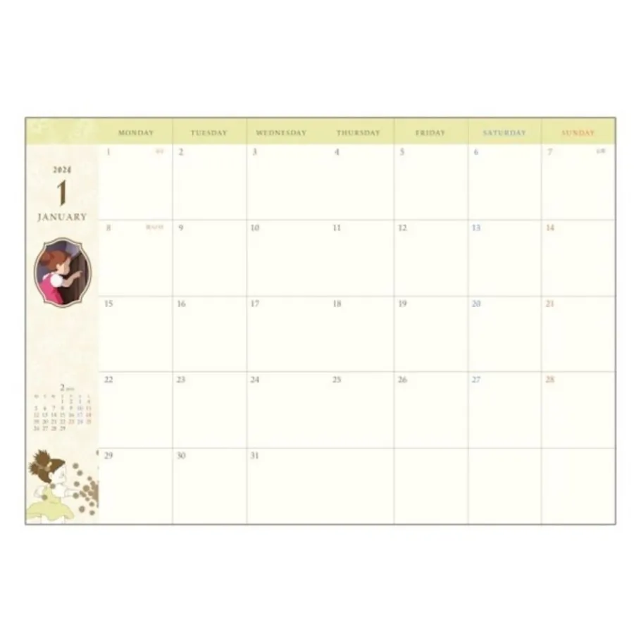 Maison Ghibli 2024 Diary Flying Totoro - My Neighbor Totoro Outlet