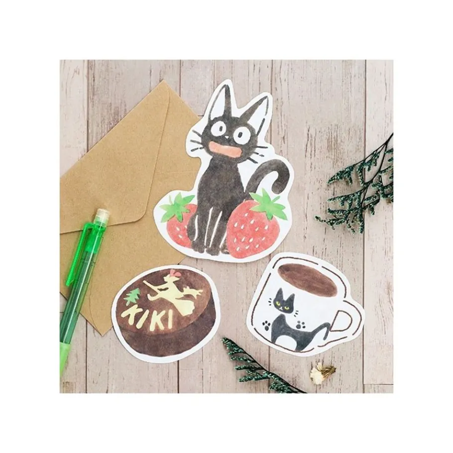 Maison Ghibli Die-Cut Mini Letterset Kiriko Cafe - Kiki'S Delivery Service Clearance