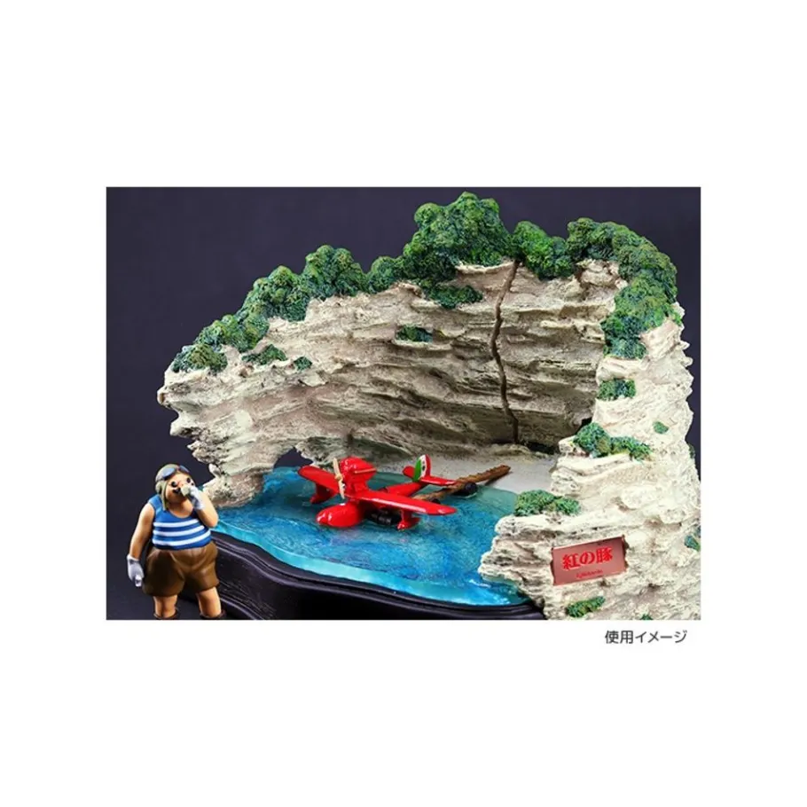 Maison Ghibli Diorama Marco'S Hideout - Porco Rosso New