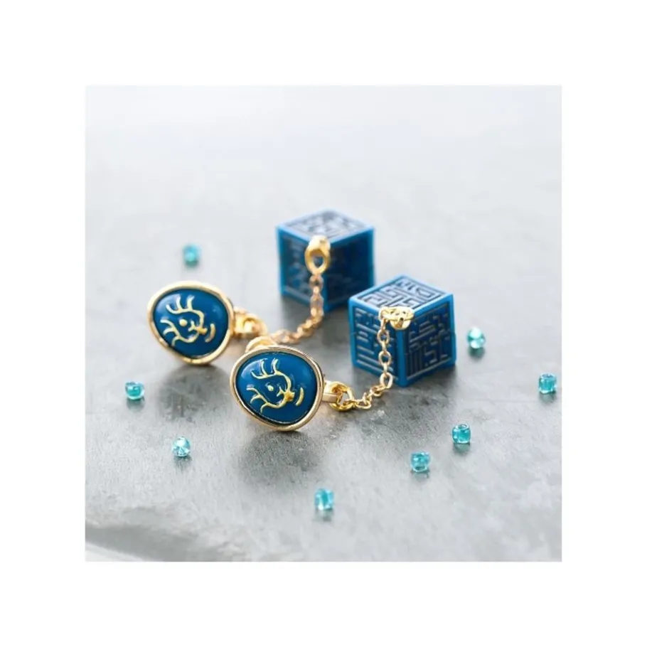 Maison Ghibli Earrings Accessory Series Volucite Crystal & Keystone - Castle In The Clearance