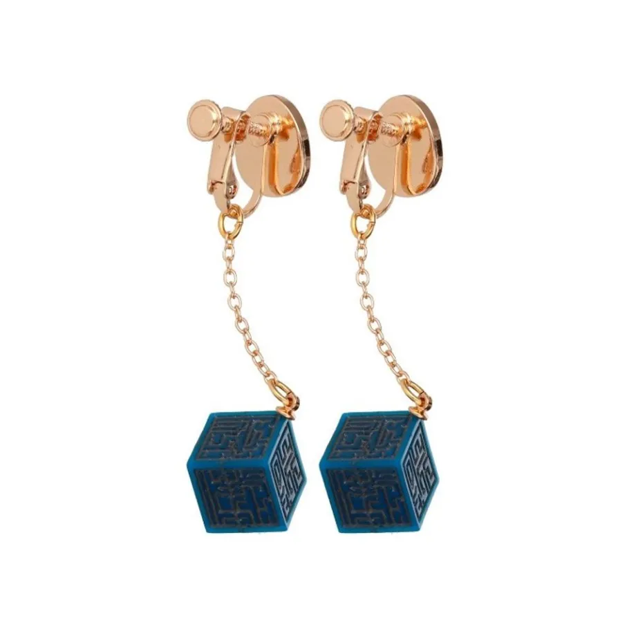 Maison Ghibli Earrings Accessory Series Volucite Crystal & Keystone - Castle In The Clearance