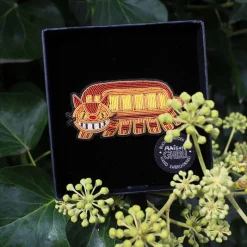 Maison Ghibli Embroidered Jewel Brooch Catbus - My Neighbor Totoro New