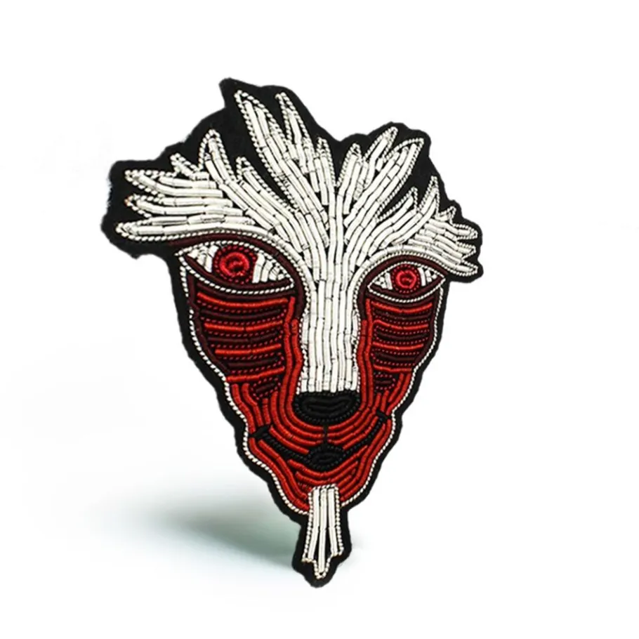 Maison Ghibli Embroidered Jewel Brooch Great Forest Spirit - Princess Mononoke Discount