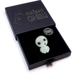 Maison Ghibli Embroidered Jewel Brooch Seated Kodama - Princess Mononoke Clearance