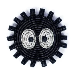 Maison Ghibli Embroidered Jewel Brooch Soot Sprite - My Neighbor Totoro New