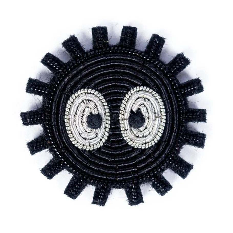 Maison Ghibli Embroidered Jewel Brooch Soot Sprite - My Neighbor Totoro New