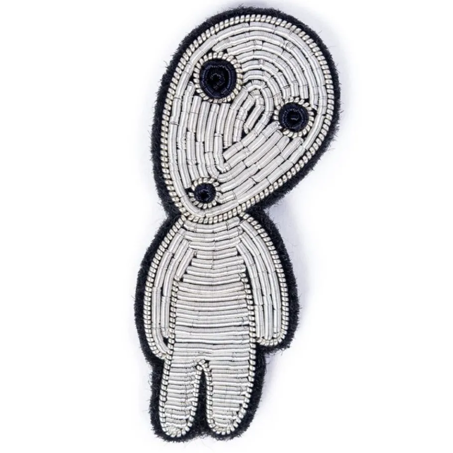 Maison Ghibli Embroidered Jewel Brooch Walking Kodama - Princess Mononoke New