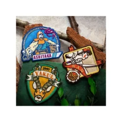 Maison Ghibli Embroidery Badge Sticker Ashitaka - Princess Mononoke