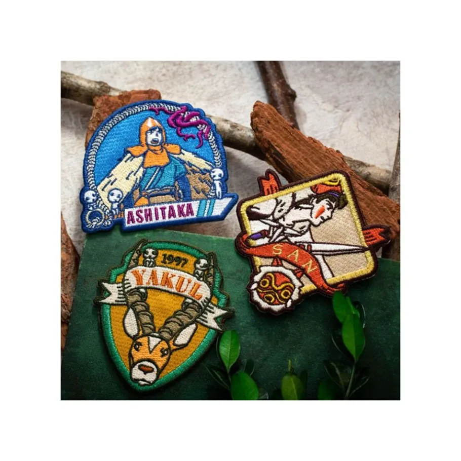 Maison Ghibli Embroidery Badge Sticker San - Princess Mononoke Best
