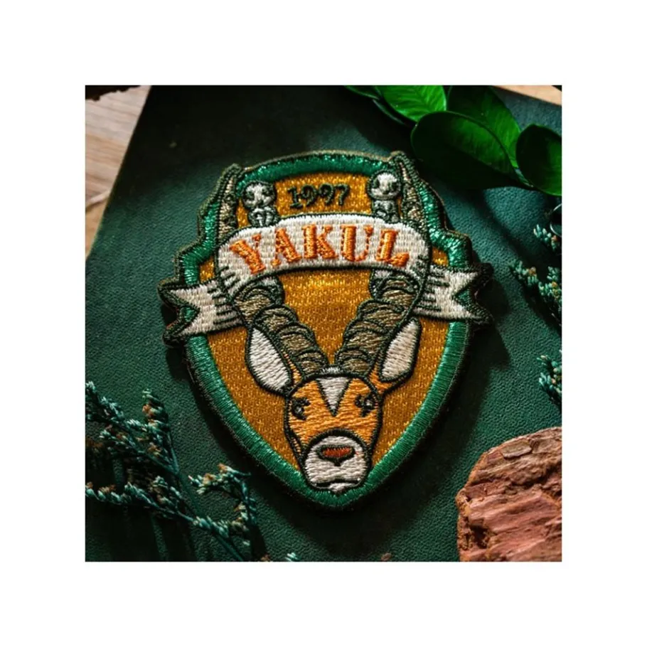 Maison Ghibli Embroidery Badge Sticker Yakul - Princess Mononoke