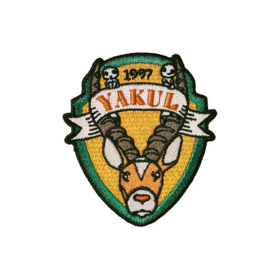 Maison Ghibli Embroidery Badge Sticker Yakul - Princess Mononoke