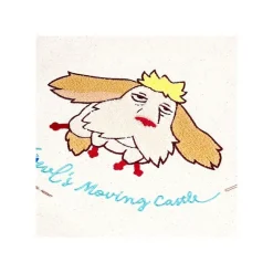 Maison Ghibli Embroidery Canvas Tote Bag Flying Heen - Howl'S Moving Castle Clearance