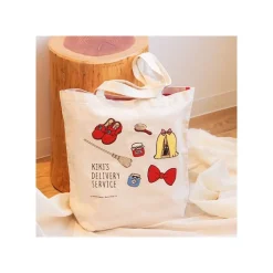 Maison Ghibli Embroidery Canvas Tote Bag Kiki - Kiki'S Delivery Service Discount