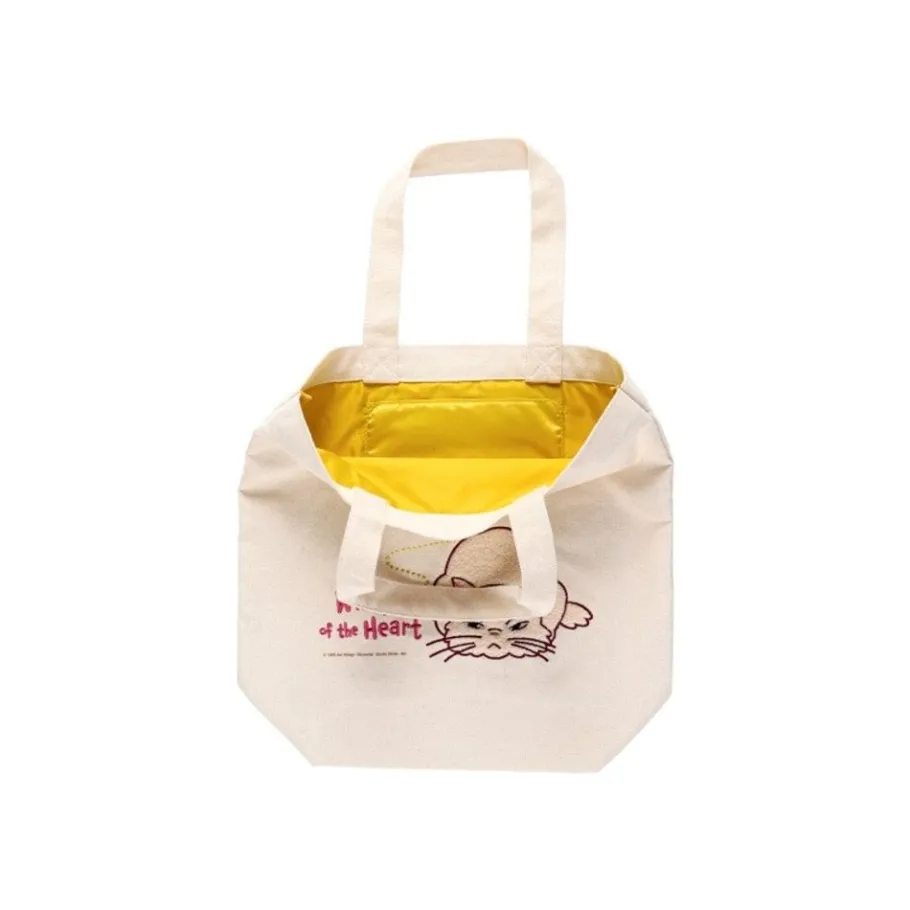 Maison Ghibli Embroidery Canvas Tote Bag The Path Of Twos - Whisper Of The Heart Outlet