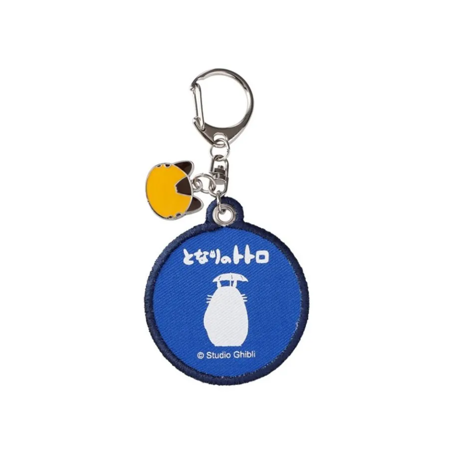 Maison Ghibli Embroidery Keychain Bus Stop - My Neighbor Totoro New