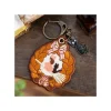 Maison Ghibli Embroidery Keychain Wreath Of Bread - Kiki'S Delivery Service Outlet
