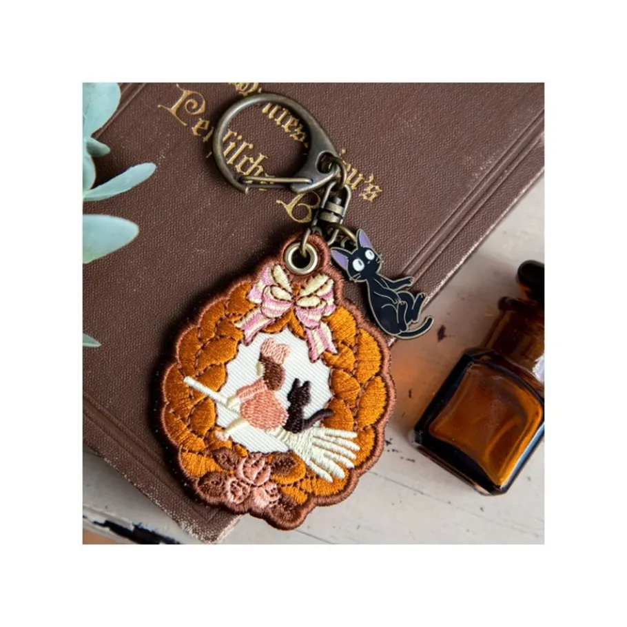 Maison Ghibli Embroidery Keychain Wreath Of Bread - Kiki'S Delivery Service Outlet