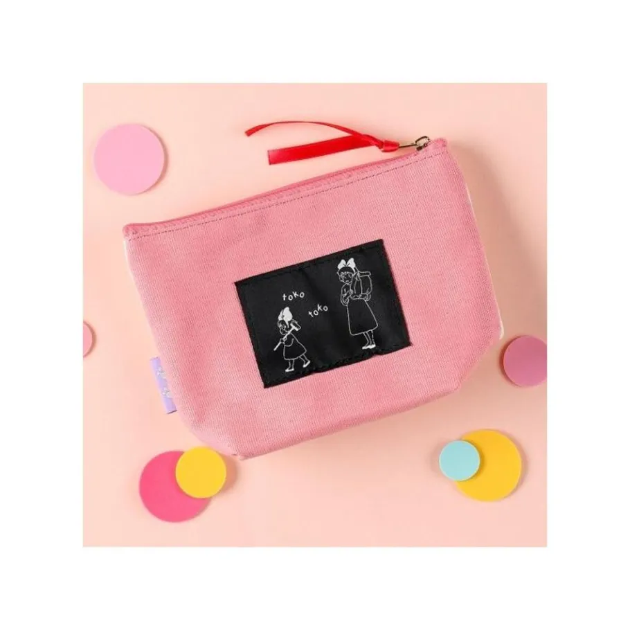 Maison Ghibli Embroidery Pouch Jiji In Cage - Kiki'S Delivery Service Outlet