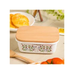 Maison Ghibli Enamel Butter Dish With Wooden Lid Soot Sprites 500Ml - My Neighbor T Online