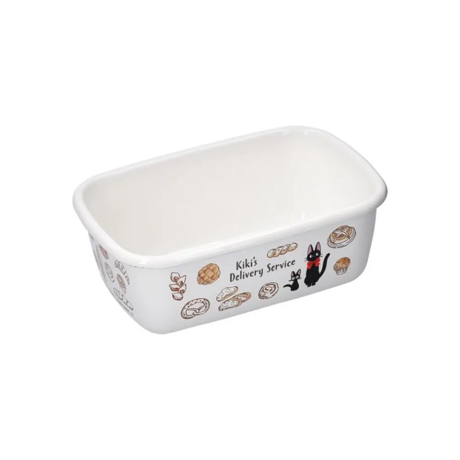 Maison Ghibli Enamel Butter Dish With Wooden Lid Viennese Pastries 500Ml - Kiki'S D Clearance