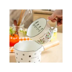Maison Ghibli Enamel Measuring Cup Soot Sprites 450Ml - My Neighbor Totoro Best