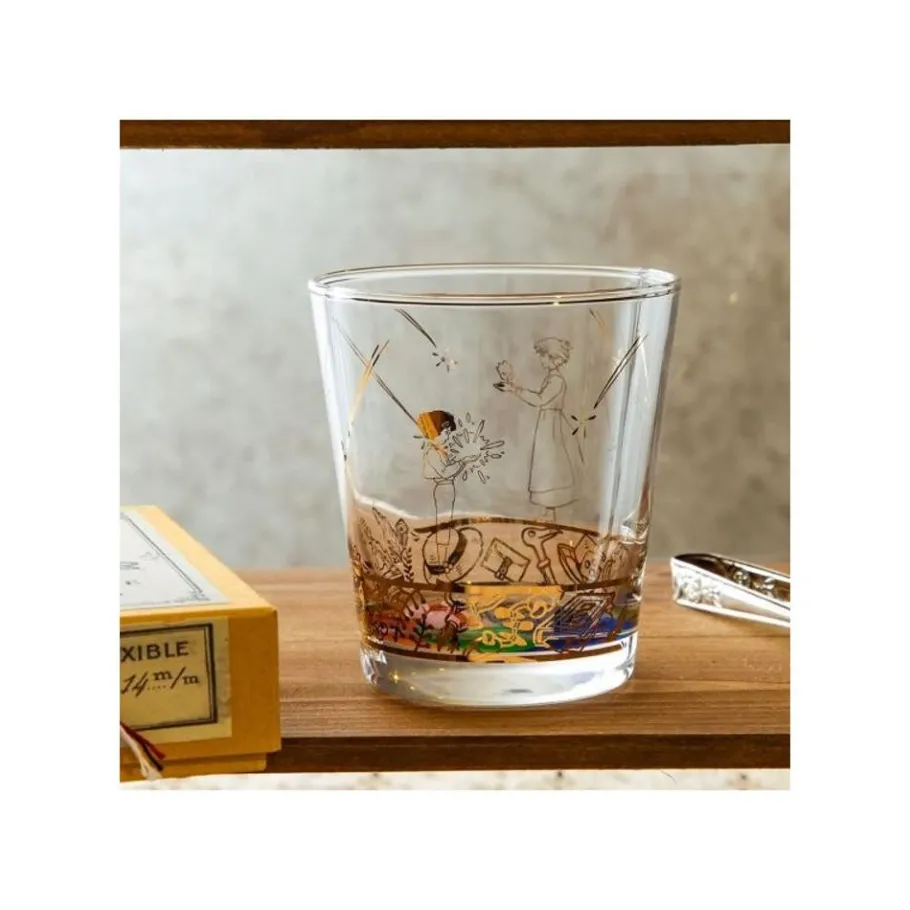 Maison Ghibli Engraved Glass Howl & Sophie - Howl'S Moving Castle Discount