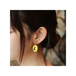 Maison Ghibli Fancy Yellow Earrings With Clips Jiji - Kiki'S Delivery Service Outlet