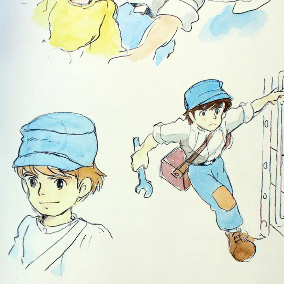 Maison Ghibli Flexi Journal Sheeta & Pazu - Castle In The Sky Outlet