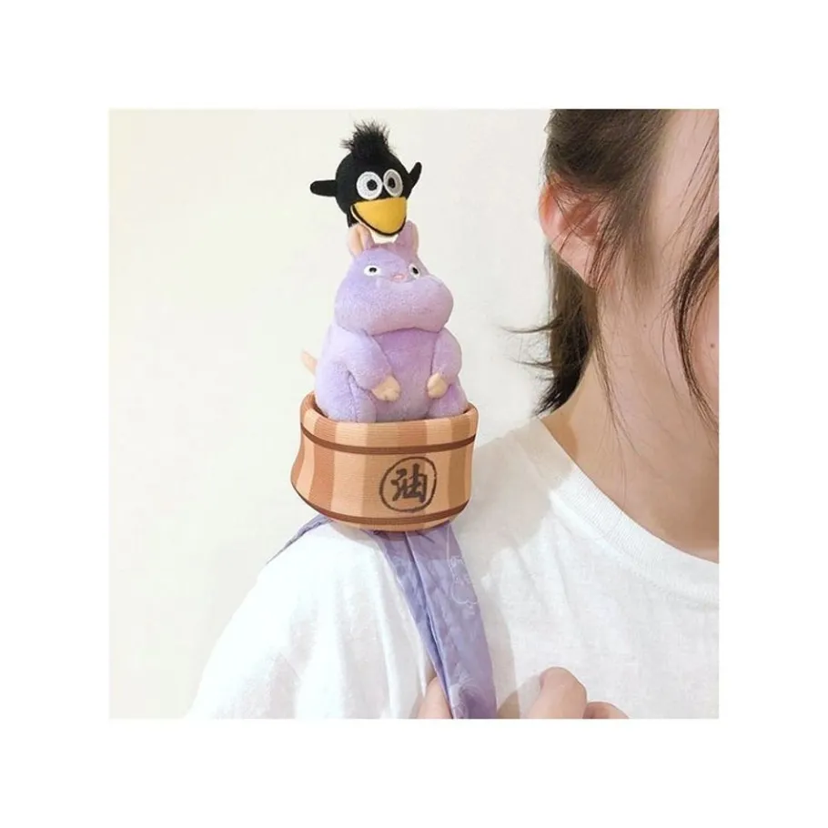 Maison Ghibli Foldable Eco Bag Boh & Boh Mouse & Fly Bird - Spirited Away