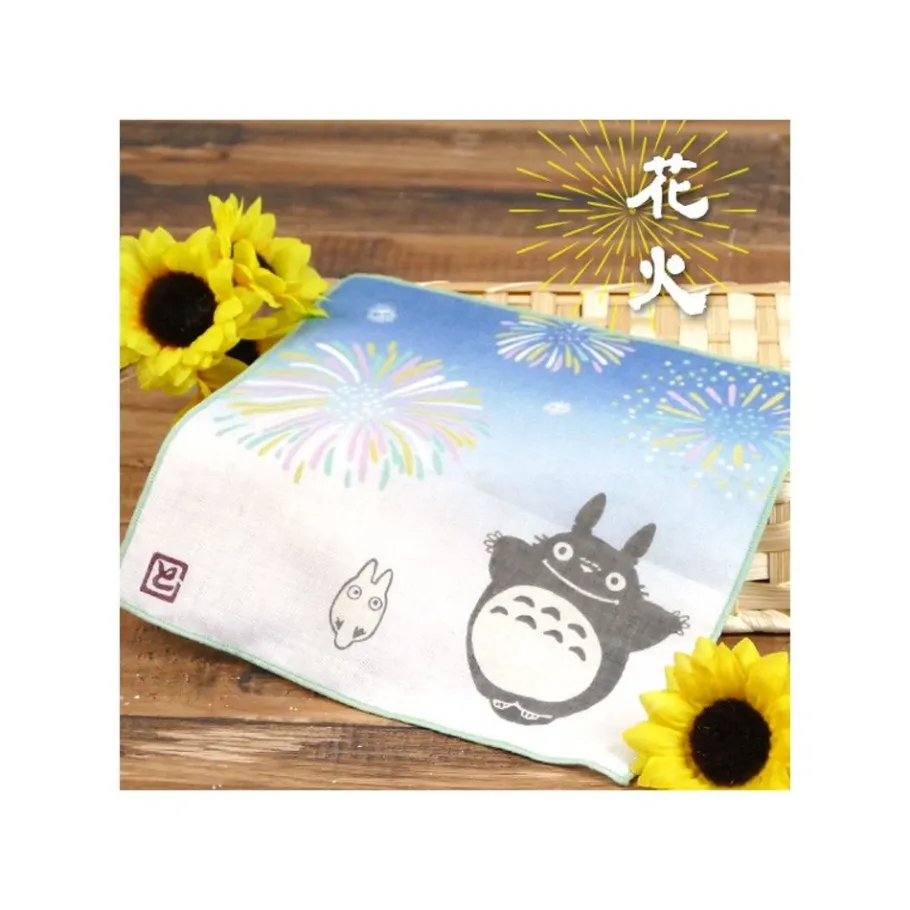 Maison Ghibli Gauze Handkerchiefs Totoro Fireworks - My Neighbour Totoro Best