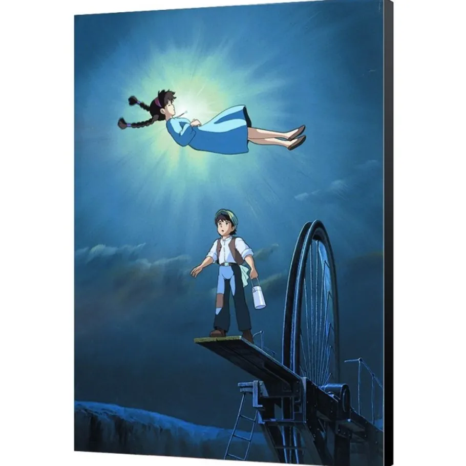 Maison Ghibli Ghibli - Castle In The Sky - 35X50Cm Wood Panel