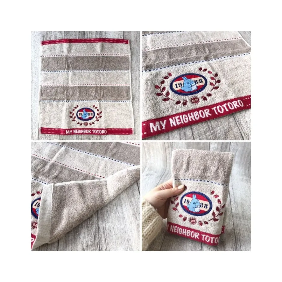 Maison Ghibli Gift Box 3 Towels Denim Stitching - My Neighbor Totoro Sale