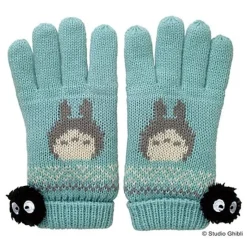 Maison Ghibli Gloves Totoro Blue Winter-My Neighbor Totoro Clearance