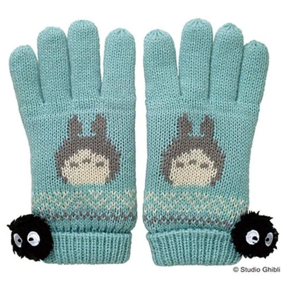Maison Ghibli Gloves Totoro Blue Winter-My Neighbor Totoro Clearance
