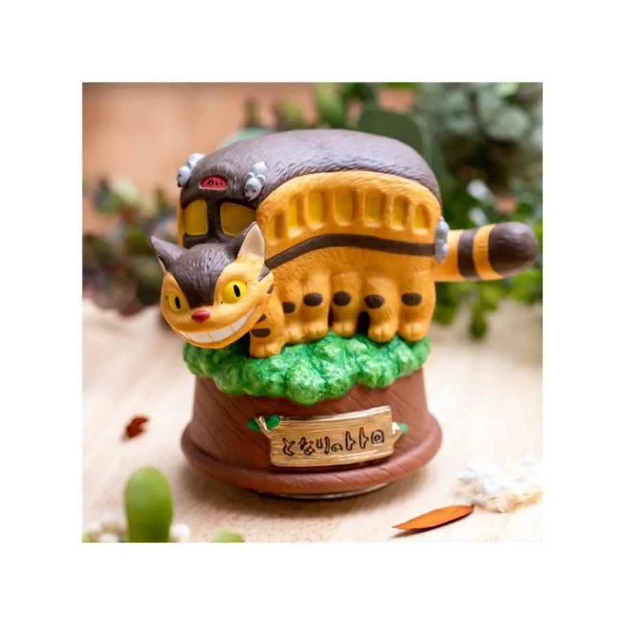 Maison Ghibli Great Musical Statue Catbus On Tree - My Neighbor Tororo Sale