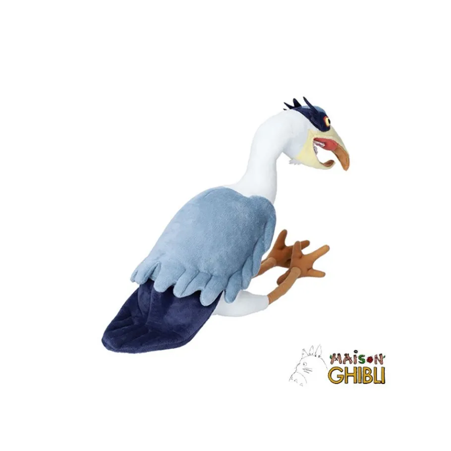 Maison Ghibli Grey Heron Plush - The Boy And The Heron Sale