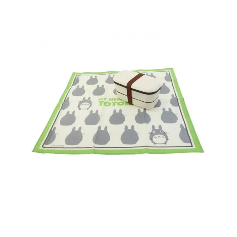 Maison Ghibli Handkerchief Big Totoro Silhouette 43 X 43 Cm - My Neighbor Totoro Outlet