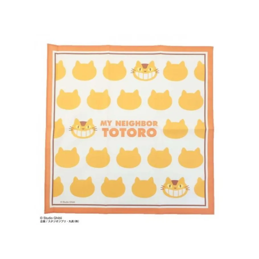 Maison Ghibli Handkerchief Catbus Silhouette 43 X 43 Cm - My Neighbor Totoro Hot