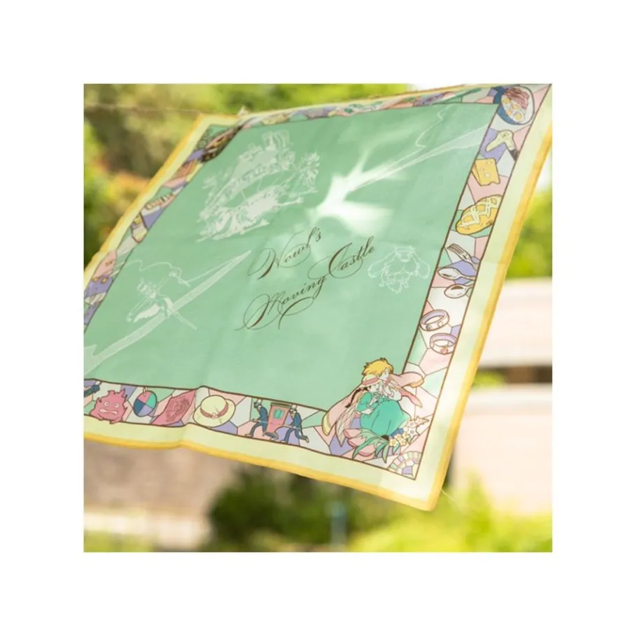 Maison Ghibli Handkerchiefs Deep Green Wind Path - Howl'S Moving Castle Sale