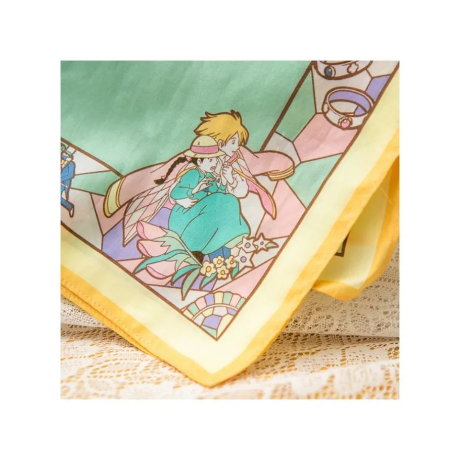 Maison Ghibli Handkerchiefs Deep Green Wind Path - Howl'S Moving Castle Sale