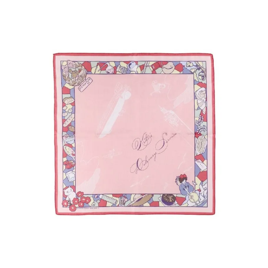 Maison Ghibli Handkerchiefs Red Wind Path - Kiki'S Delivery Service New