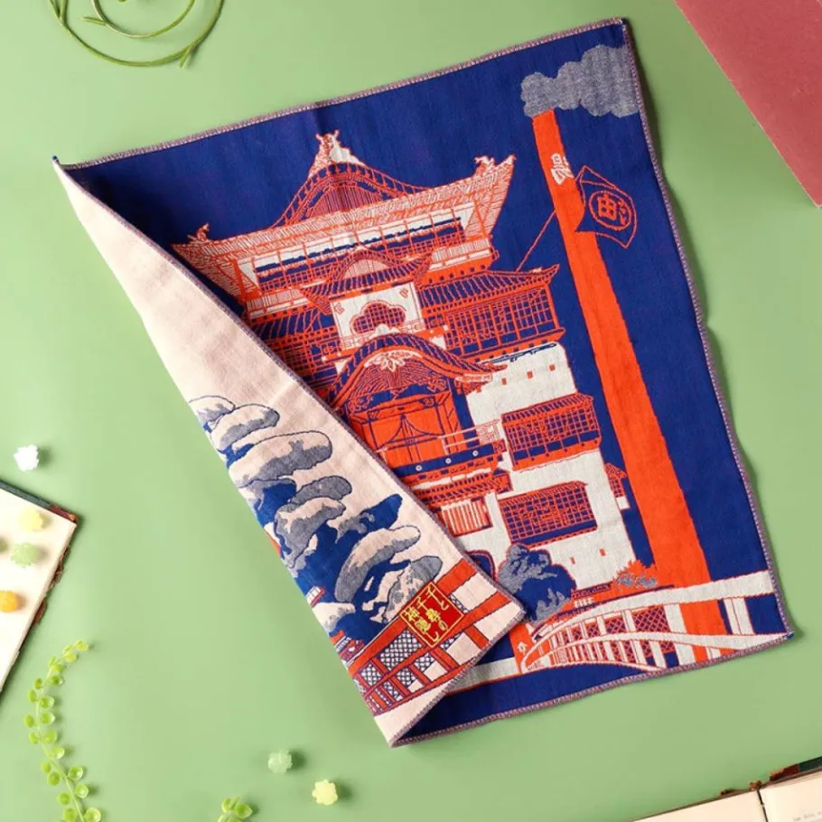 Maison Ghibli Imabari Handkerchief Arubaya'S Palace 40X40 Cm - Spirited Away