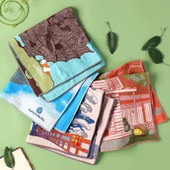 Maison Ghibli Imabari Handkerchief Hauru'S Castle 40X40 Cm - Howl'S Movingcastle Discount