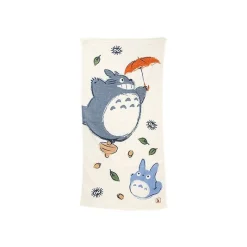 Maison Ghibli Imabari Large Bath Towel Big Totoro Umbrella 60X120 Cm - My Neighbor Outlet